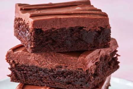 Baker Chad’s Homemade Fudge Iced Brownies