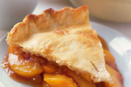 Home Baked Peach Pie