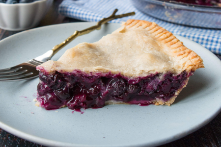 Home Baked Blueberry Pie