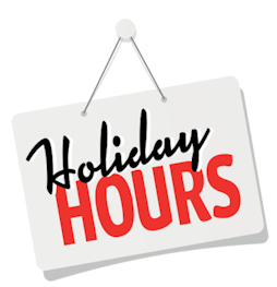 Holiday Hours