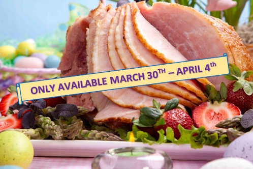Easter Ham Dinner – Choose from 2 Dinners